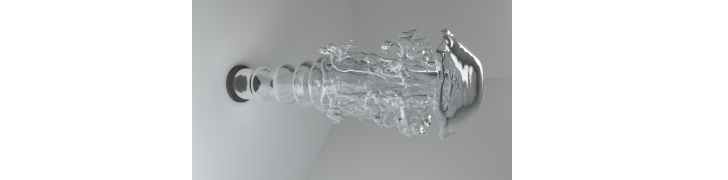 Simulation of a water jet